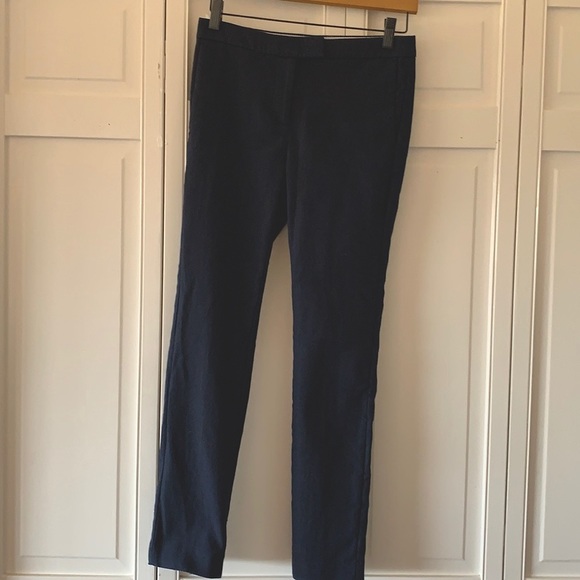 J CREW DARK BLUE RYDER PANTS 0P - Picture 2 of 7